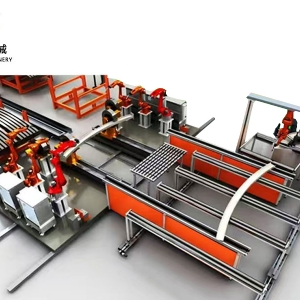 数控钢拱架焊接生产线