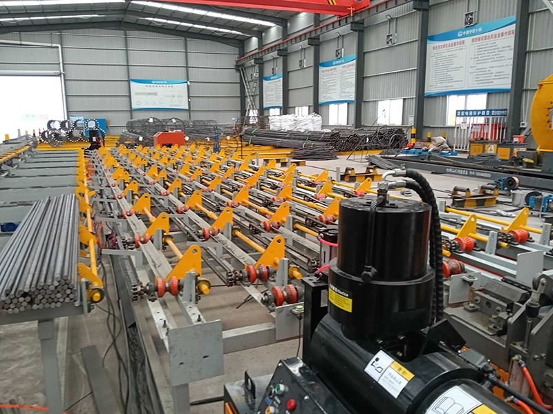 数控锯切套丝打磨生产线