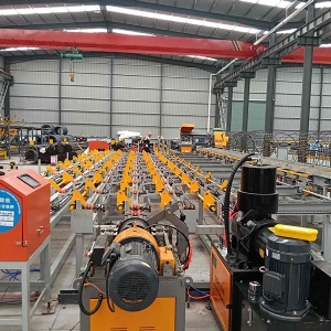 数控锯切套丝打磨生产线