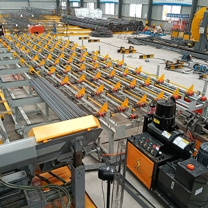 数控锯切套丝打磨生产线