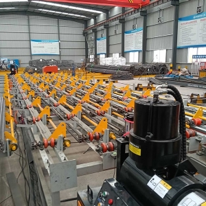 数控锯切套丝打磨生产线