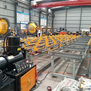 数控锯切套丝打磨生产线